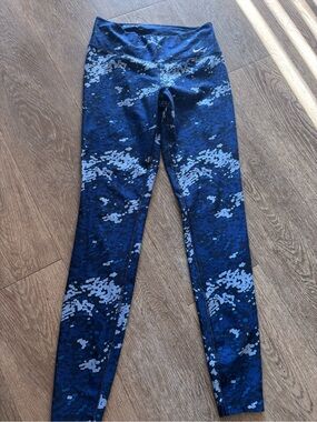 Nike Blue Camo Dri-FIT Leggings